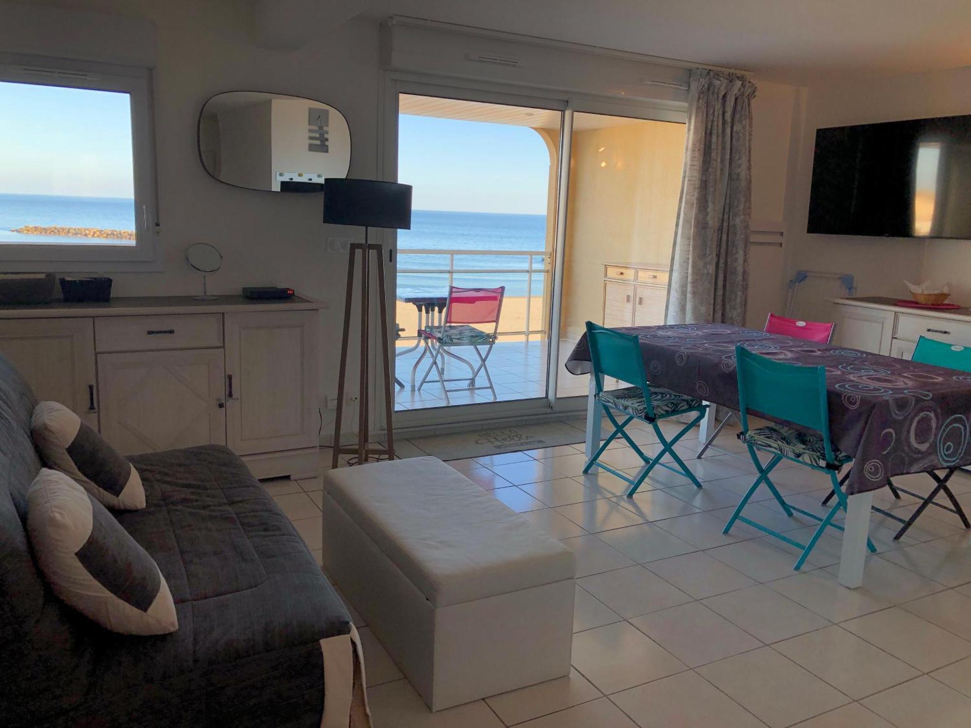 Appartement Front De Mer Valras-Plage Exteriér fotografie